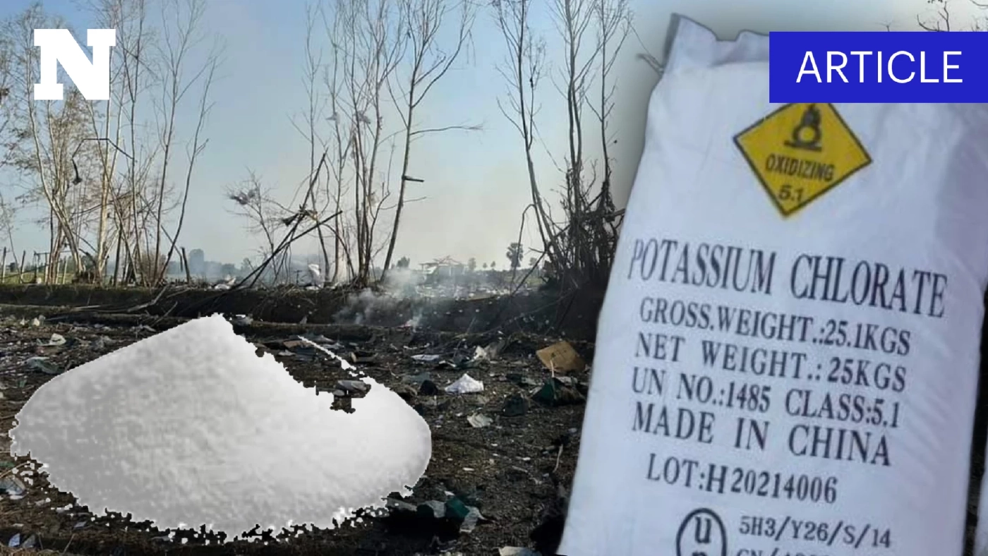 ชวนรู้จักสารสุดอันตราย ต้นเหตุทำโรงงานพลุที่สุพรรณบุรี ระเบิดราบ