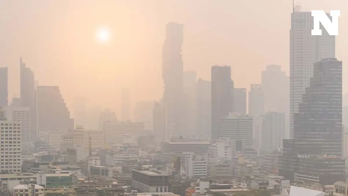 เช้านี้ ฝุ่นพิษ "PM 2.5" กทม. ระดับสีแดง อันดับ 17 โลก เปิด 10 พื้นที่อากาศแย่มาก