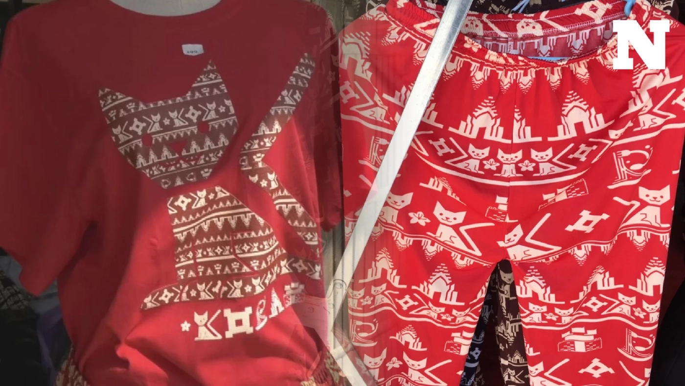 ขึ้นแท่นสินค้าขายดี! กางเกงแมวโคราช-เสื้อแมวสีแดง คนแห่ซื้อรับตรุษจีน 2567