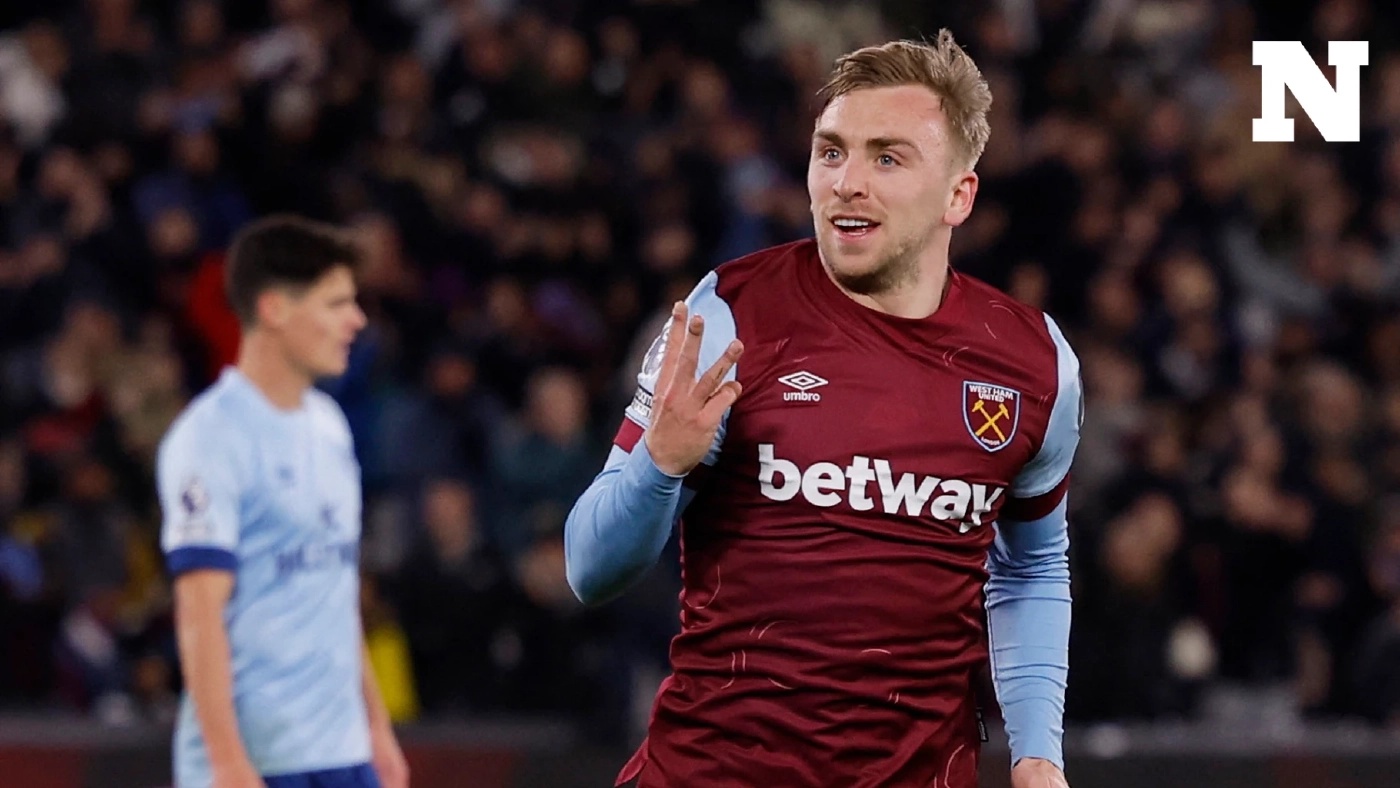 อัปเดต ตารางคะแนนพรีเมียร์ลีก หลัง เวสต์แฮม ถล่ม เบรนท์ฟอร์ด