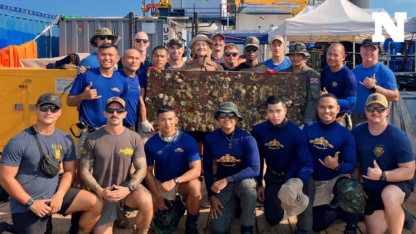 "ไทย-สหรัฐฯ" กู้ป้ายชื่อ "เรือหลวงสุโขทัย" สำเร็จ หลังจมก้นทะเลนานนับปี