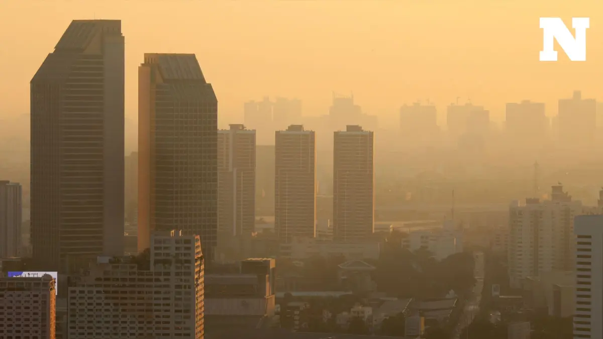 ฝุ่นพิษ "PM 2.5" กทม.อ่วม อันตรายสีแดงเข้ม มลพิษทะยานติดอันดับ 8 ของโลก