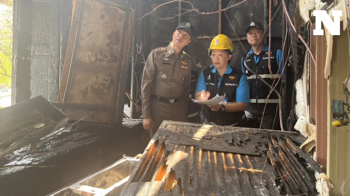 พฐก.ตรวจไฟไหม้ ก.เกษตรฯ พบห้องโซนที่เสียหาย อาจโยงหน่วยงาน ที่กำลังถูกสอบ