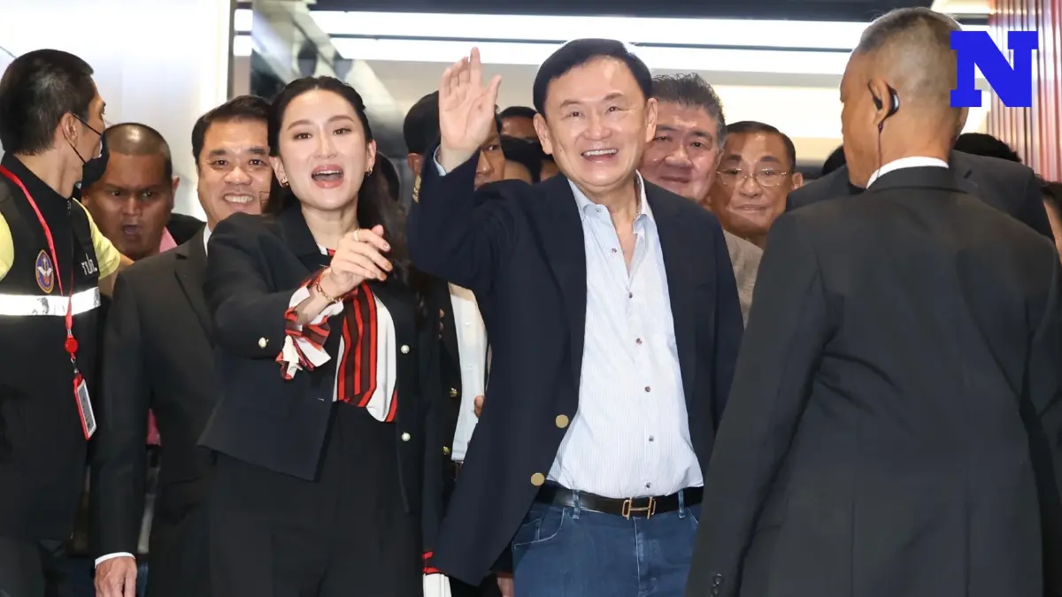 "ทักษิณ" เข้าเพื่อไทยครั้งแรกหลังพักโทษเพื่อให้ "สส.-รมต." พบเป็นเวลา 1 ชม.