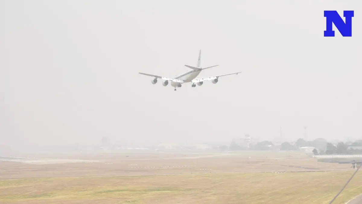 NASA ส่งเครื่องบิน DC-8 บินโฉบฝุ่นหนาทึบ จ.เชียงใหม่ เก็บข้อมูลวิจัย ปัญหาฝุ่น PM 2.5