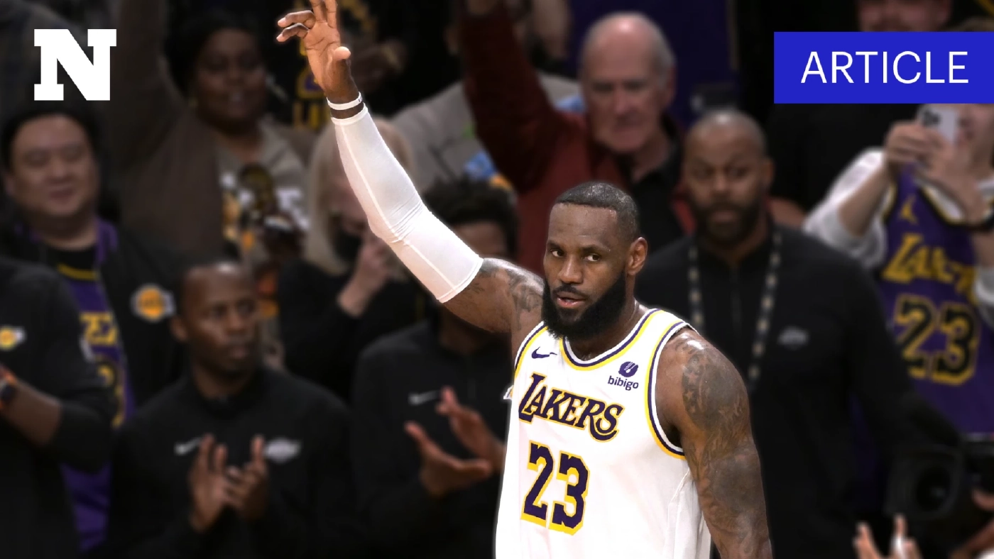 "เลอบรอน เจมส์" การเดินทางกว่า 2 ทศวรรษ สู่การสร้างประวัติศาสตร์นักบาสคนแรกทำ 40,000 แต้ม "เลอบรอน เจมส์" การเดินทางกว่า 2 ทศวรรษ สู่การสร้างประวัติศาสตร์นักบาสคนแรกทำ 40,000 แต้ม