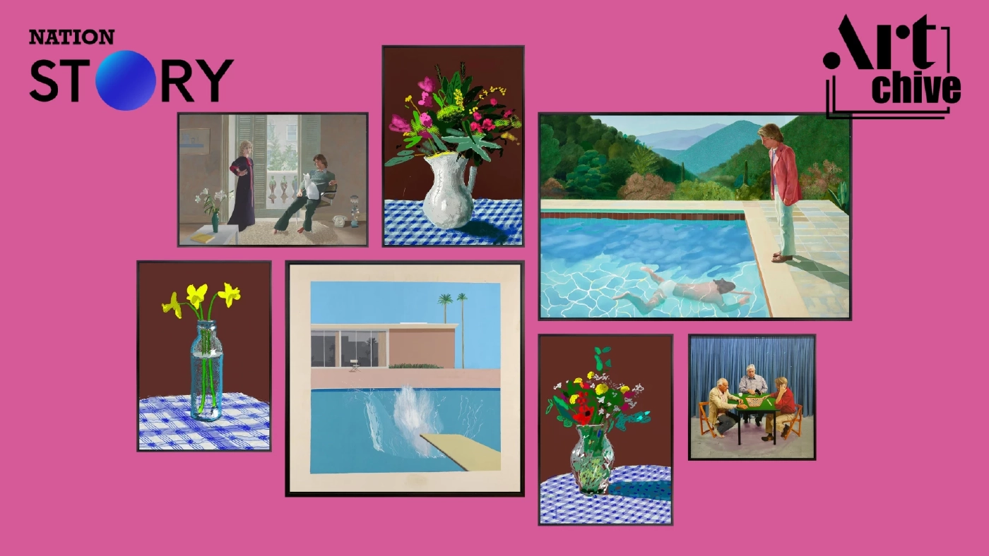 สดใสและสวยเก๋ รู้จักศิลปะป๊อปอาร์ตในแบบฉบับ “David Hockney“