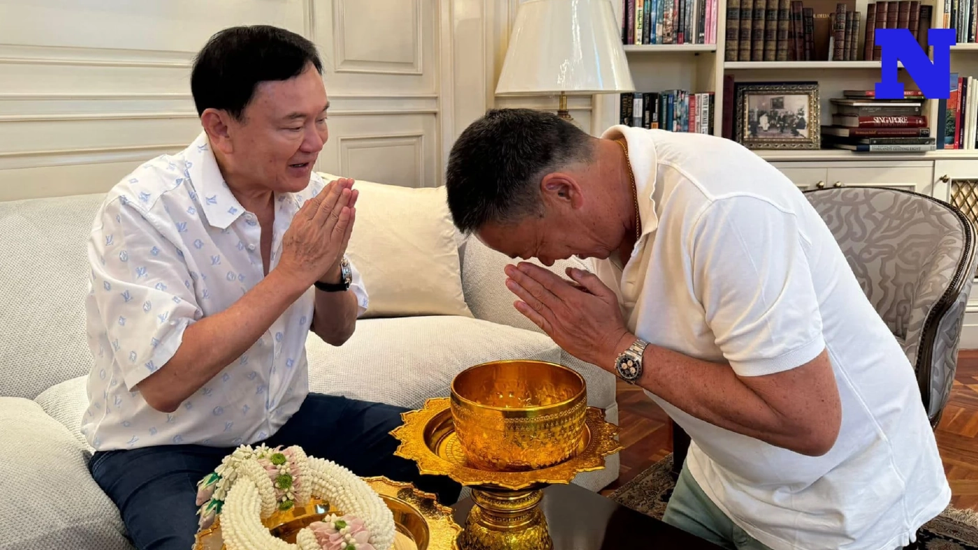 "ทักษิณ" เปิดจันทร์ส่องหล้า "เศรษฐา" เข้ากราบสวัสดีปีใหม่ไทยเพื่อขอพร