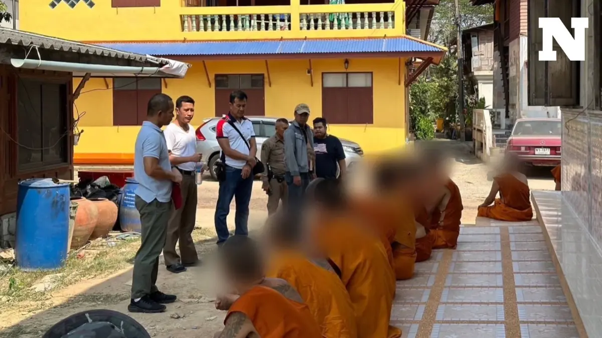 รอง ผกก.สืบสุวินทวงศ์ ลงทุนบวชเป็นพระ แฝงตัวรวบหลวงพี่-เด็กวัด ตั้งแก๊งเสพยาในกุฏิ