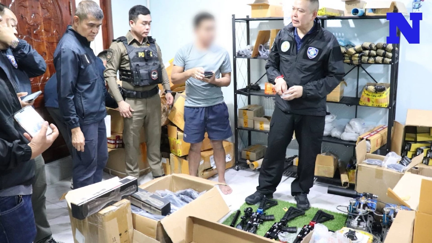 จับ "ผู้หมวดไซเบอร์" ลอบผลิตปืนเถื่อนขายผ่านออนไลน์ รายได้ 3 แสนต่อเดือน