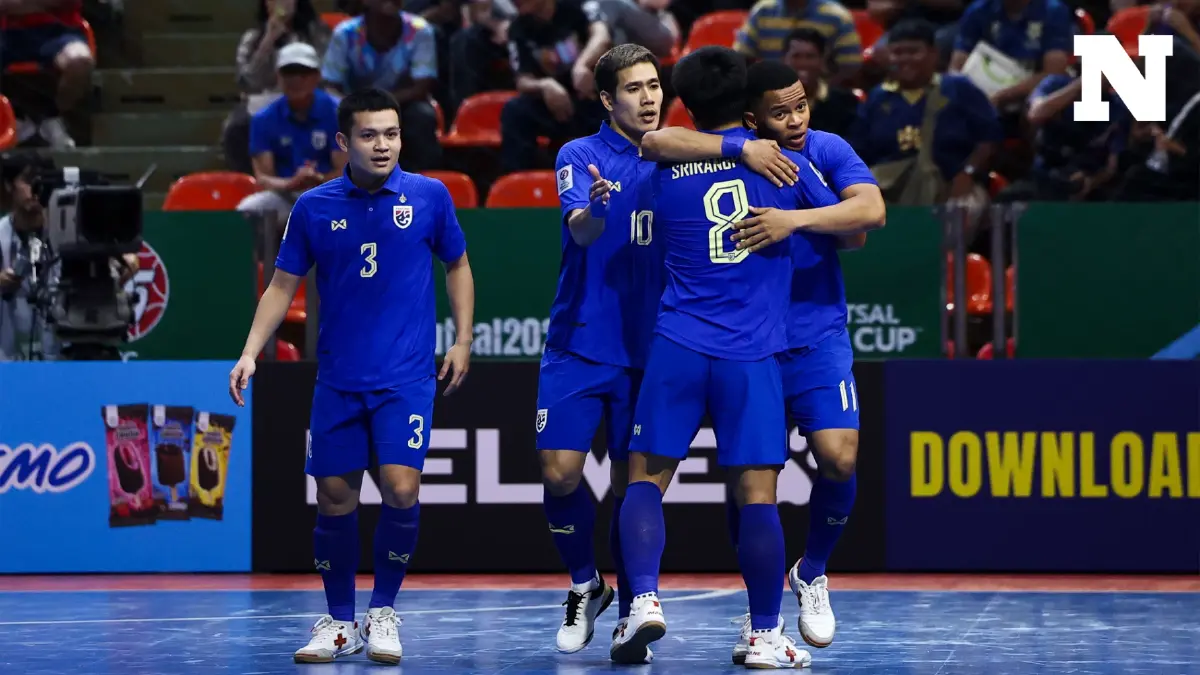 "ฟุตซอลทีมชาติไทย" ชนะจีน 3-1 ประเดิมศึกชิงแชมป์เอเชีย "ฟุตซอลทีมชาติไทย" ชนะจีน 3-1 ประเดิมศึกชิงแชมป์เอเชีย