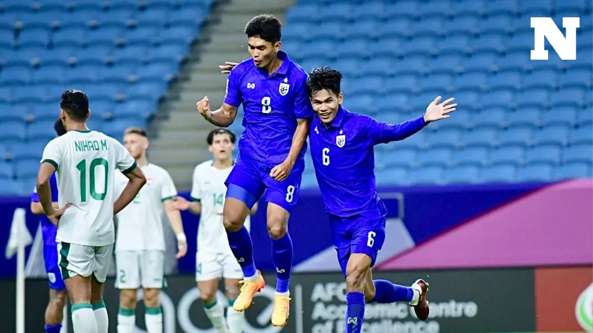 "ทีมชาติไทย U23" ทุบอิรัก 2-0 ศึกชิงแชมป์เอเชียนัดแรก