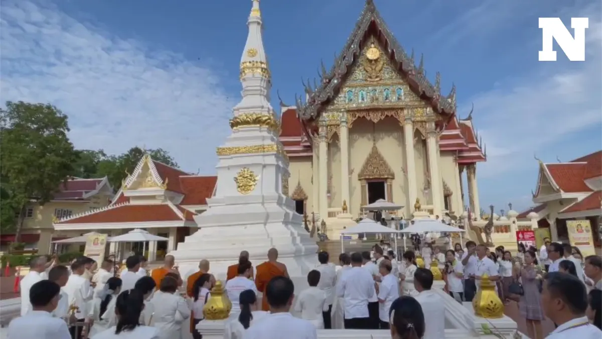 พุทธศาสนิกชนหลายจังหวัดทำบุญ เสริมสิริมงคล เนื่องในวันวิสาขบูชา พุทธศาสนิกชนหลายจังหวัดทำบุญ เสริมสิริมงคล เนื่องในวันวิสาขบูชา