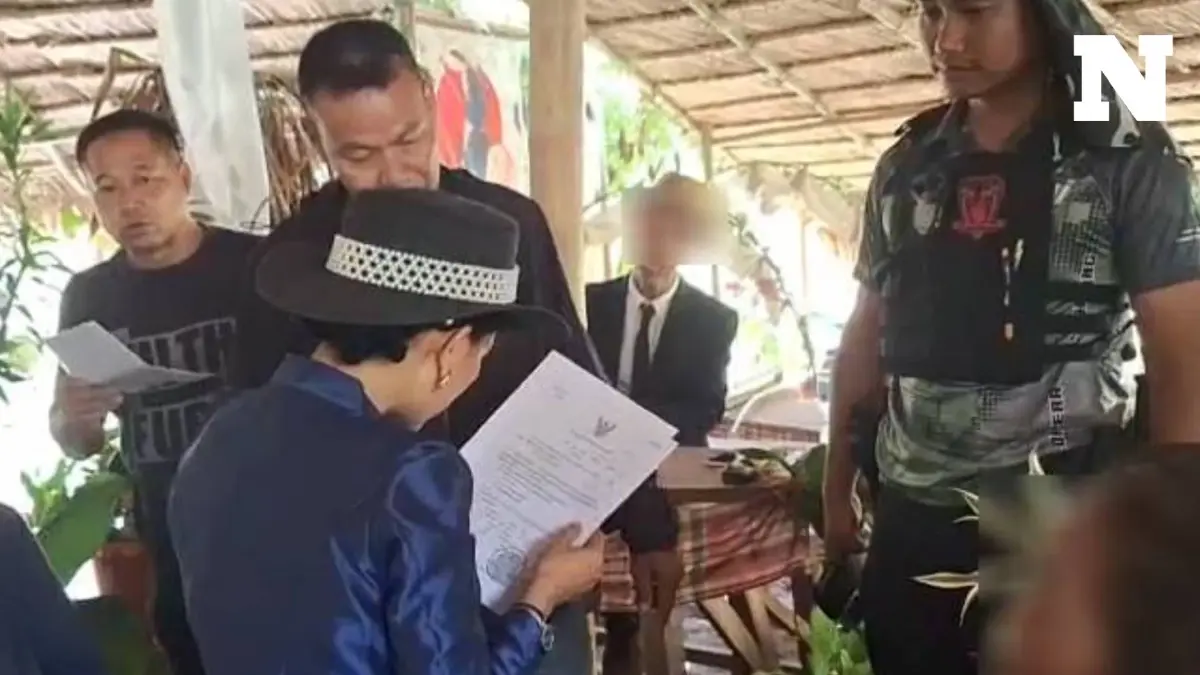 งานเข้า! "น้องหญิง" แดนธรรมสุขขาววะดี ตำรวจนำหมายศาลบุกจับคดีค้างเก่าปี 66