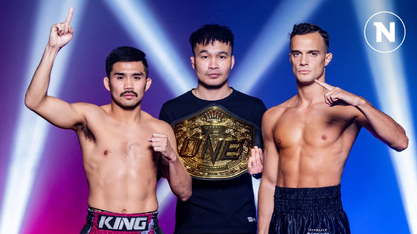 ชั่งน้ำหนักผ่านฉลุย! "พระจันทร์ฉาย" ปะทะ "โจนาธาน" ศึก ONE ลุมพินี 68 คืนนี้