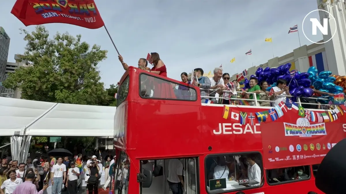 "นายกฯ" โบกธงปล่อยพาเหรด "LOVE PRIDE ♡ PARADE 2024" ส่งท้ายเดือนไพรด์