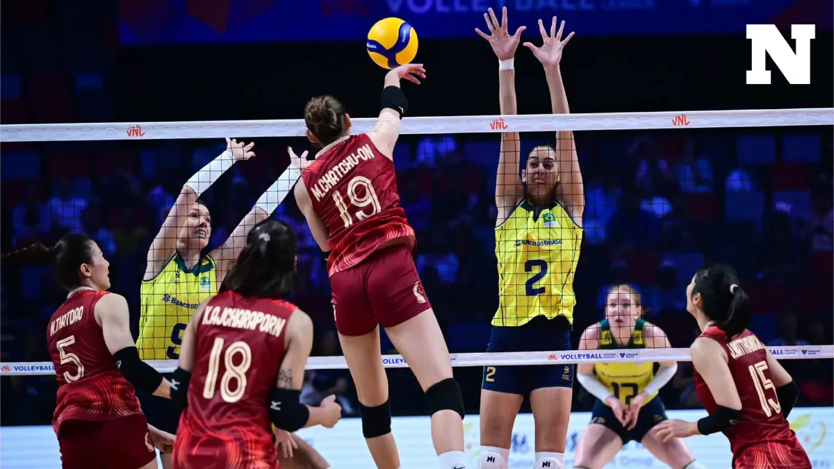 "วอลเลย์บอลหญิงไทย" พ่าย บราซิล 3 เซตรวด ปิดฉากศึกเนชั่นส์ลีกสัปดาห์ที่ 2