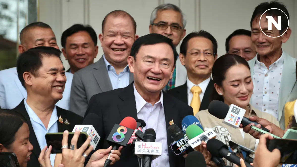 "ทักษิณ" ปัดมี "ปฏิญญาเขาใหญ่" คำนี้ทำวุ่นมาแล้ว ผลงานชัด เพื่อไทย จะมาที่ 1
