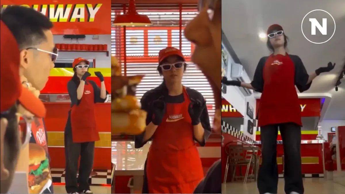 สาวร้านแฮมเบอร์เกอร์ เต้นลง tiktok ส่งยอดร้านพุ่ง สาวร้านแฮมเบอร์เกอร์ เต้นลง tiktok ส่งยอดร้านพุ่ง