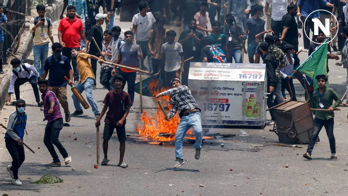 บังกลาเทศเตือนภัยระดับสูง หลังม็อบนักศึกษาลุกลาม บุกเผาสถานีโทรทัศน์