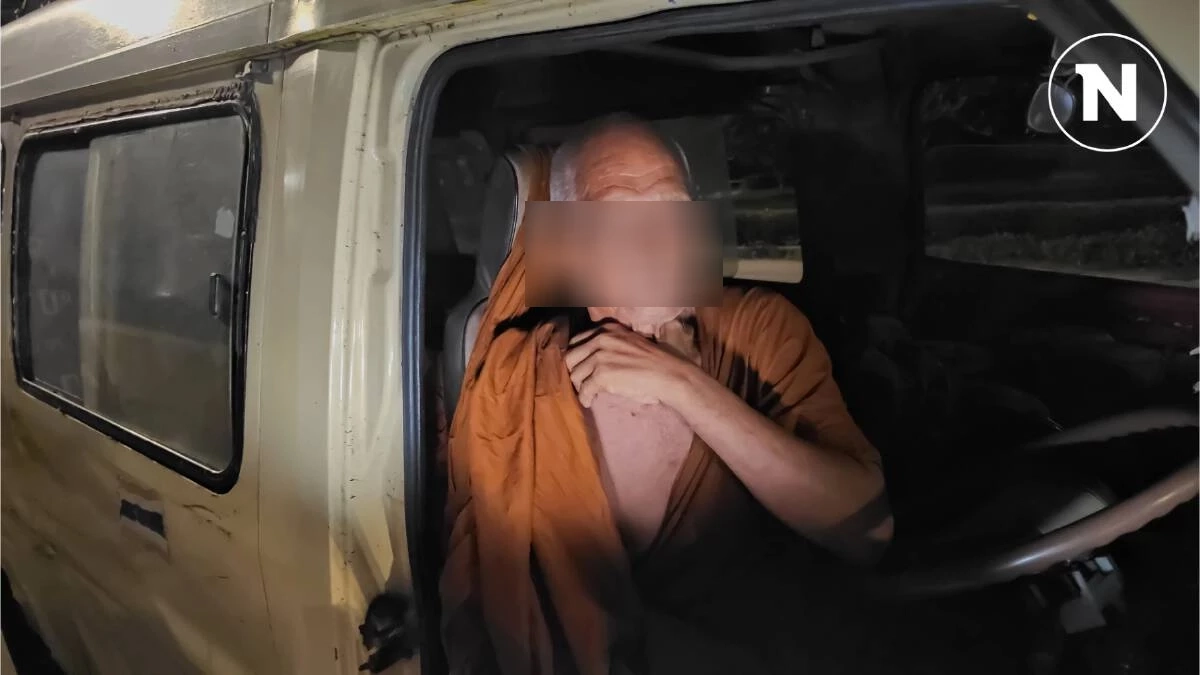 พระหนูที คัมแบ็ก โผล่ขับรถตู้ชมวิวหาดนาจอมเทียน