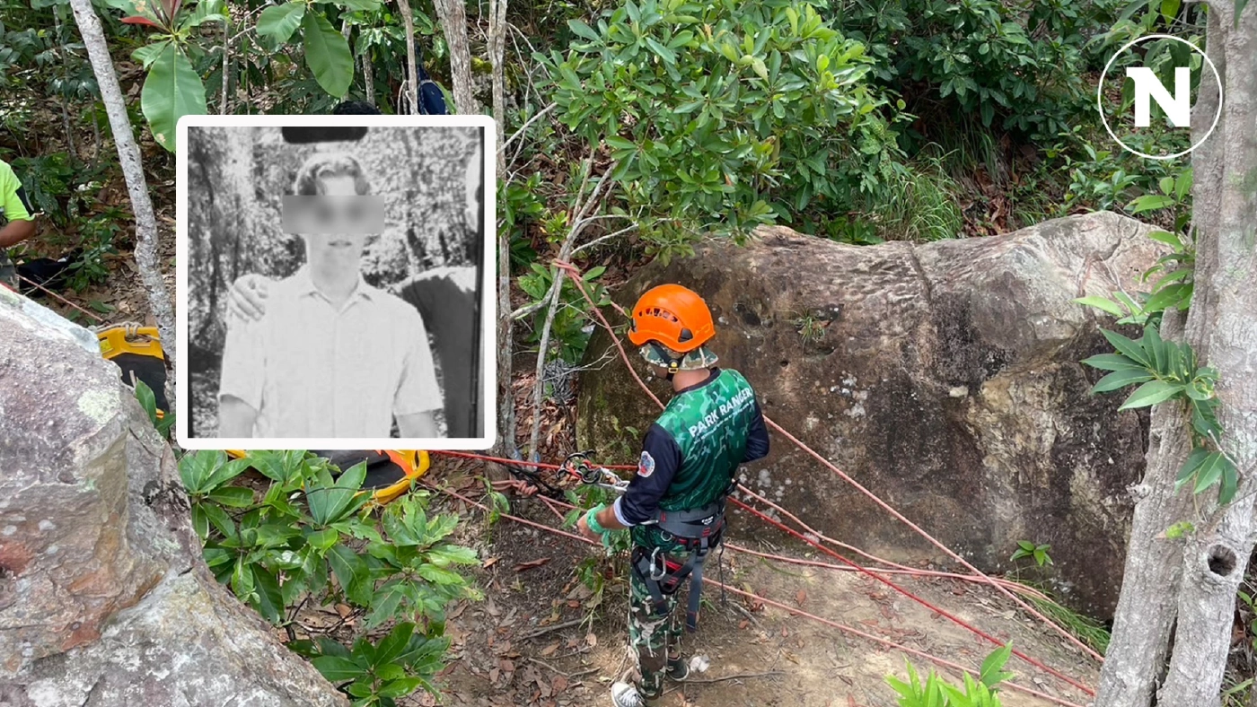 พบแล้ว "หนุ่มดัตช์" หายตัวบนจุดชมวิว "เขาหงอนนาค" ร่วงหน้าผาดับ