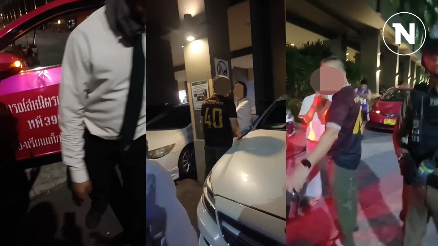 แชร์สนั่นโชเฟอร์แท็กซี่ปะทะสาวขับเบนซ์หรู ถึงขั้นลงไม้ลงมือ หลังมีเรื่องกันบนท้องถนน