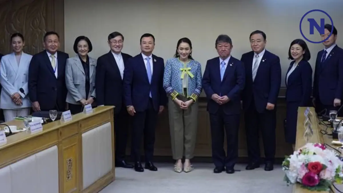 เลขาธิการพรรค LDP ญี่ปุ่น เข้าพบอุ๊งอิ๊ง-ย้ำไทยเป็นพาร์ทเนอร์สำคัญ