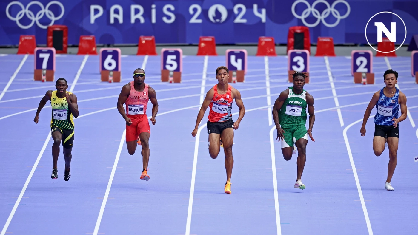 ประมวลภาพ "เทพบิว" ลมกรดไทย ผ่านเข้ารอบรองชนะเลิศ วิ่ง100 ม. โอลิมปิก