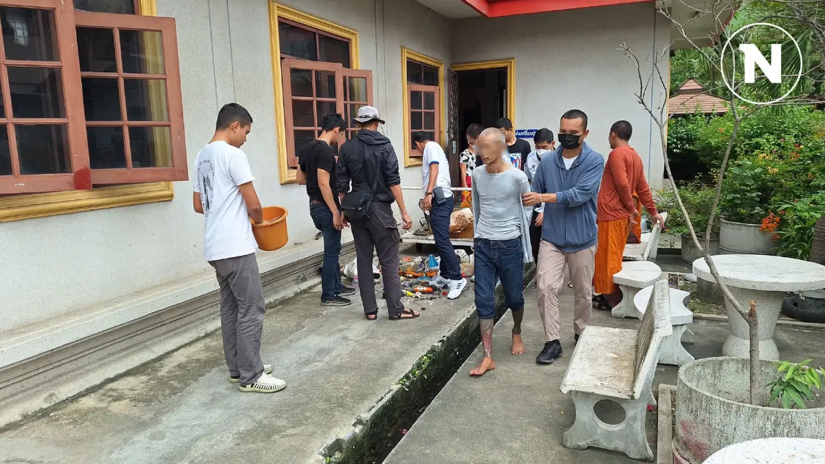 รวบพระ พร้อมคู่หู ซุกอาวุธ เสพยาในกุฏิ