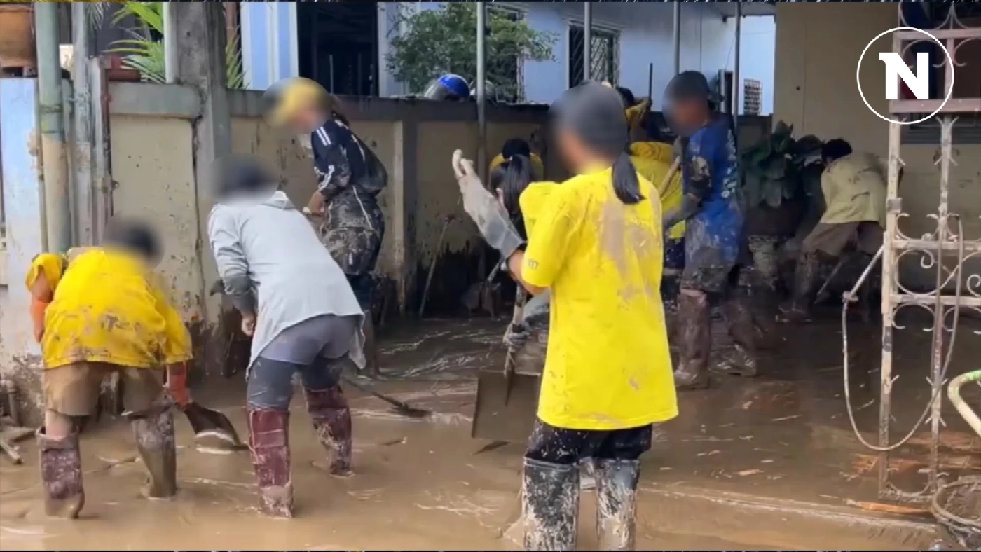 ทดแทนคุณชาวแม่สาย! เยาวชนกำพร้าบ้านนานา ช่วยทำความสะอาดบ้าน