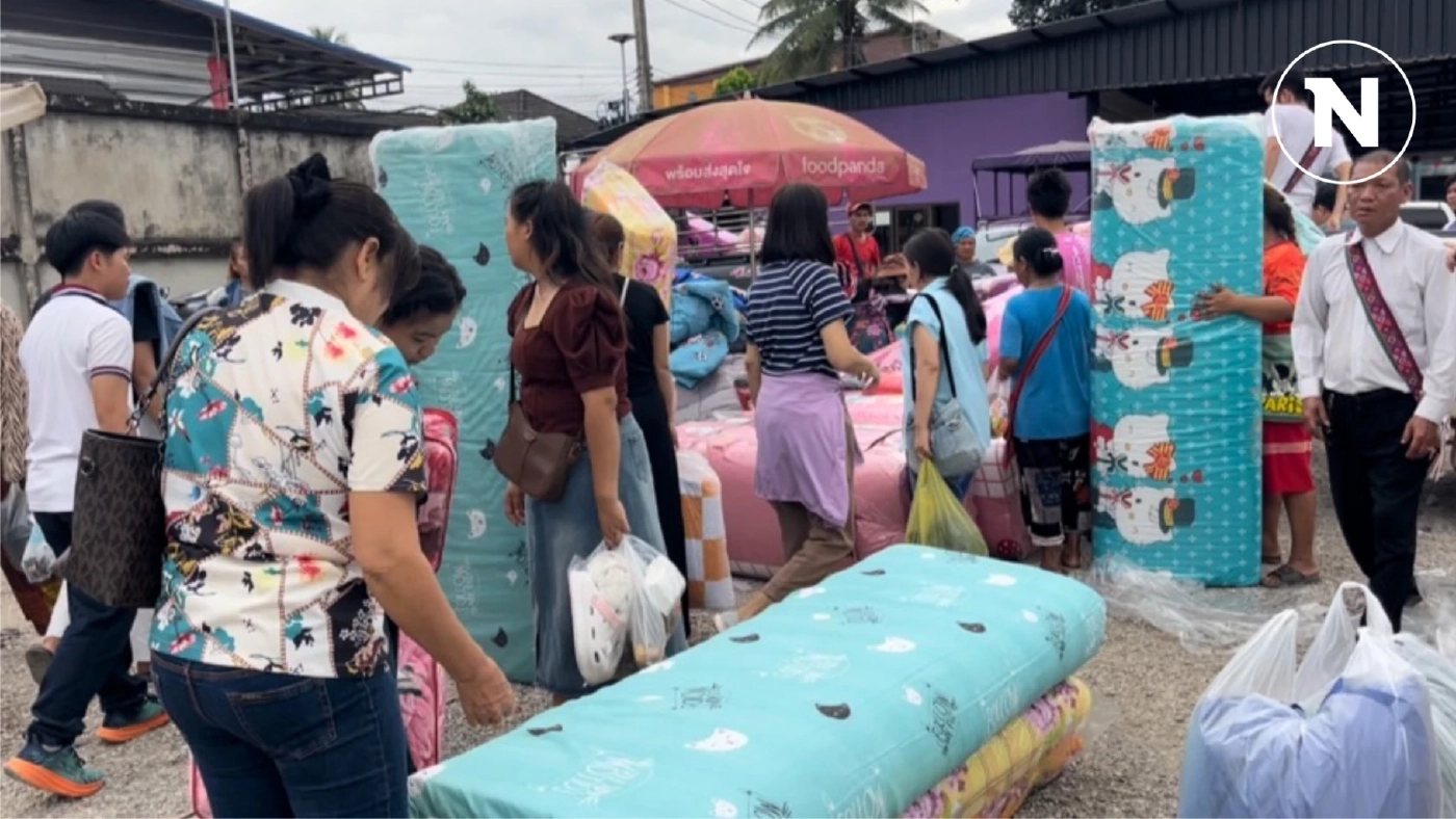 สู้กันใหม่อีกครั้ง! เปิดตลาดผู้ประสบภัยน้ำท่วมแม่สาย หาทุนตั้งตัว ช่วงรอการฟื้นฟู