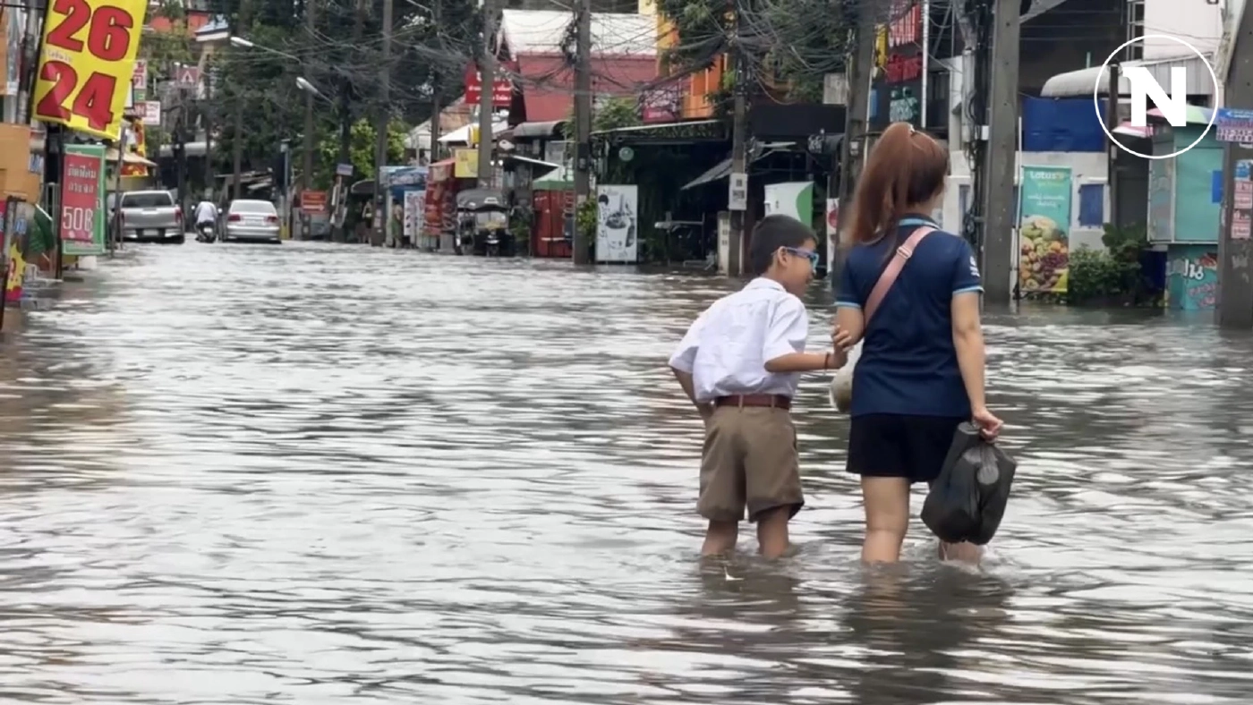 ด่วน! น้ำท่วมเชียงใหม่วิกฤตหลายจุด ที่ลุ่มต่ำในเมืองจมบาดาล หนักสุดที่แม่ริม