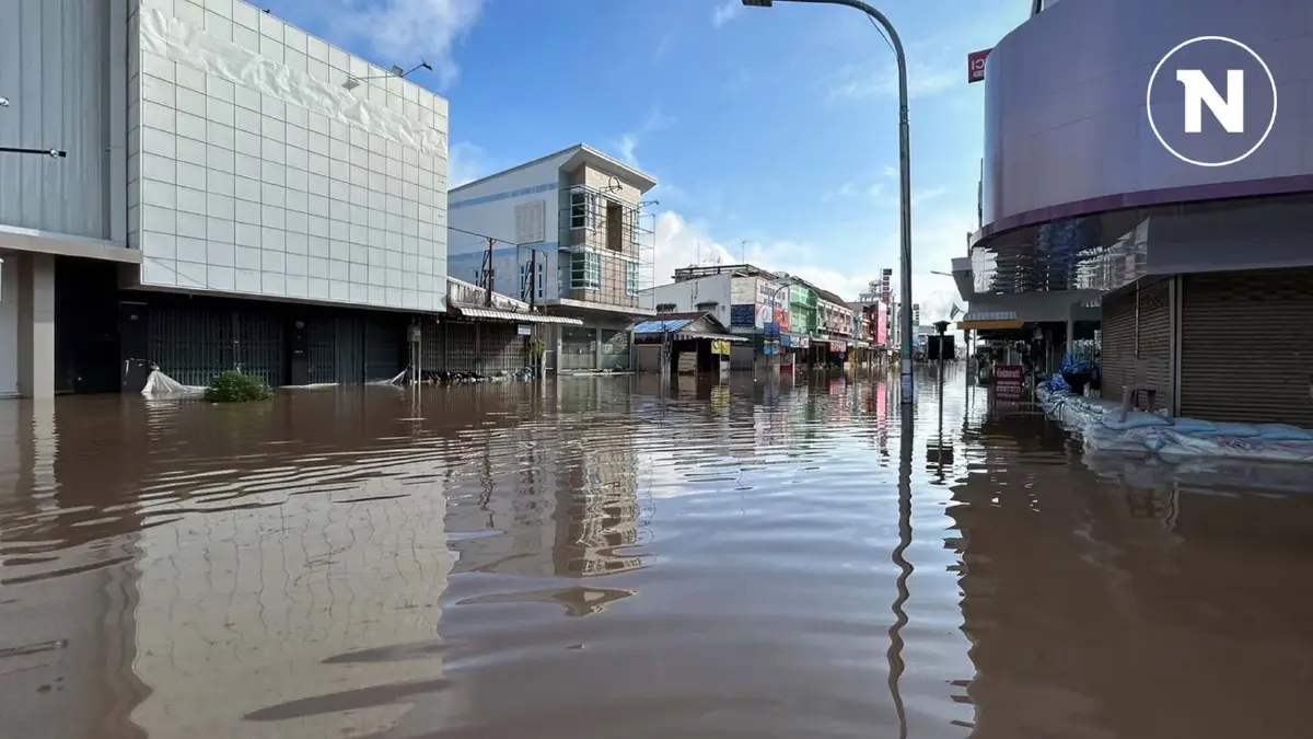 พิษน้ำท่วม กระทบเศรษฐกิจหนองคาย เสียหายไม่ต่ำกว่า 1,000 ล้านบาท