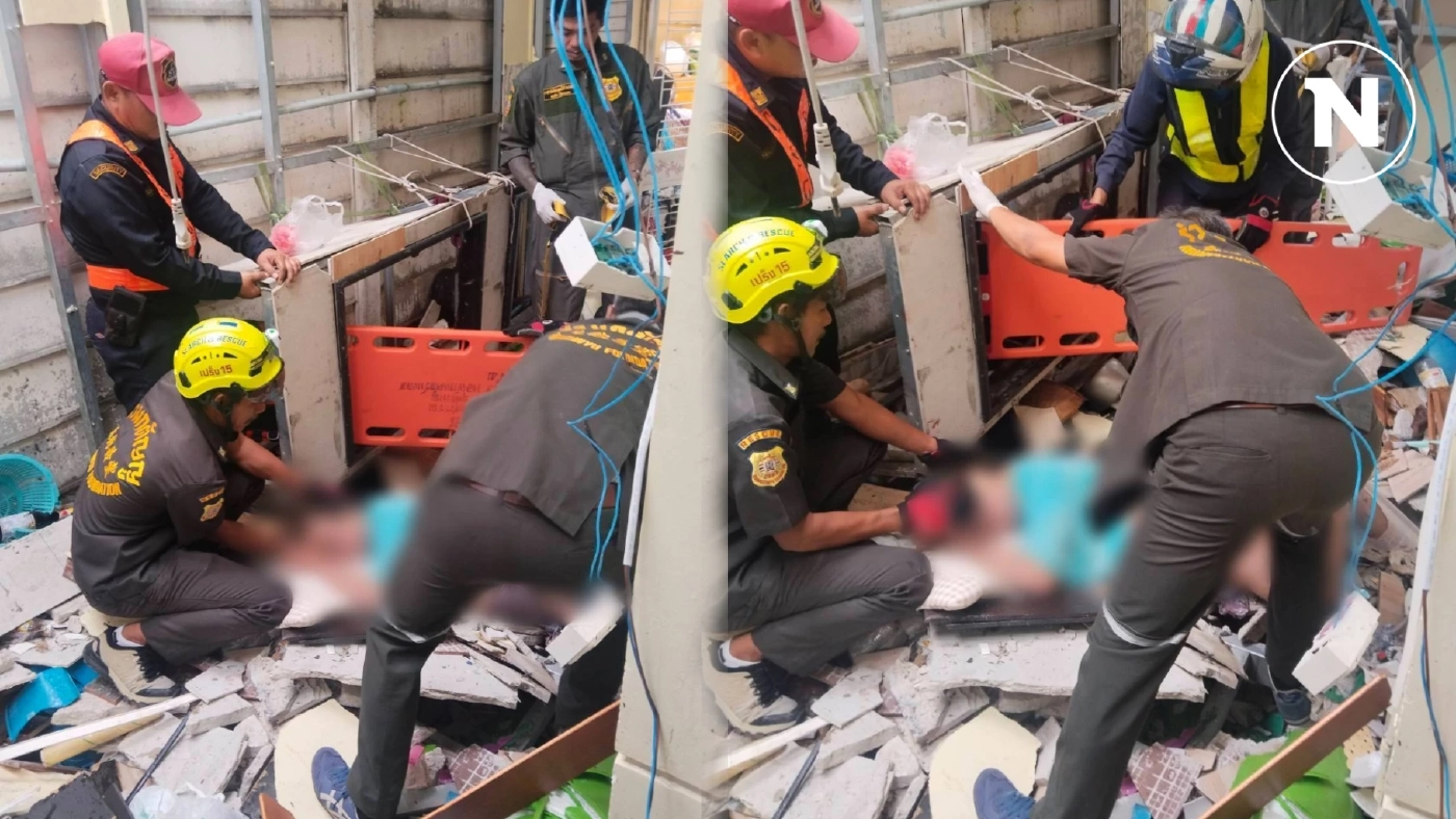 "ถังแก๊สหุงต้มรั่ว" บึ้มสนั่นหลังคากระจุย ถล่มทับยายวัย 73 เจ็บสาหัส "ถังแก๊สหุงต้มรั่ว" บึ้มสนั่นหลังคากระจุย ถล่มทับยายวัย 73 เจ็บสาหัส