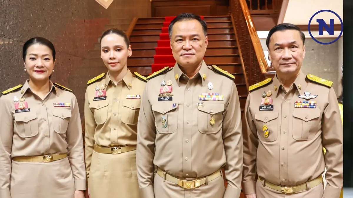 ฤกษ์สะดวก 9 เดือน 9! “อนุทิน” นำทีม 3 รมช. ไหว้สิ่งศักดิ์สิทธิ์ ก.มหาดไทย