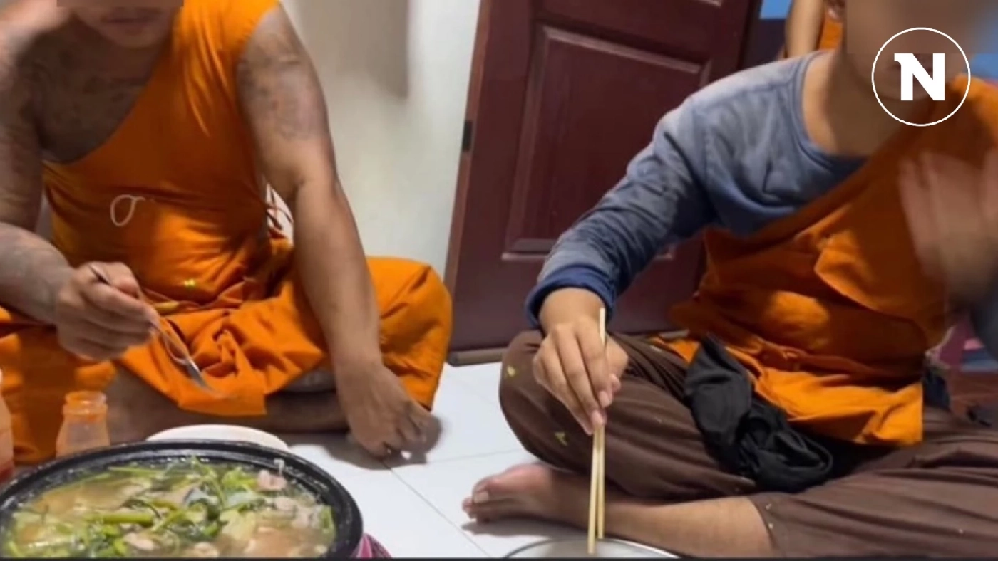 เจ้าอาวาส ปัดแจงภาพฉาวพระตั้งวงกินหมูกระทะ ก๊งเหล้าในกุฎิ เจ้าอาวาส ปัดแจงภาพฉาวพระตั้งวงกินหมูกระทะ ก๊งเหล้าในกุฎิ