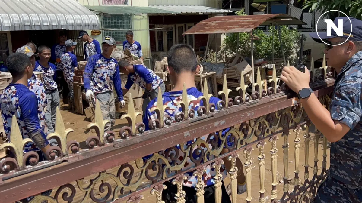 "ทัพฟ้า" ระดมกำลังพลฟื้นฟูชาวเชียงราย