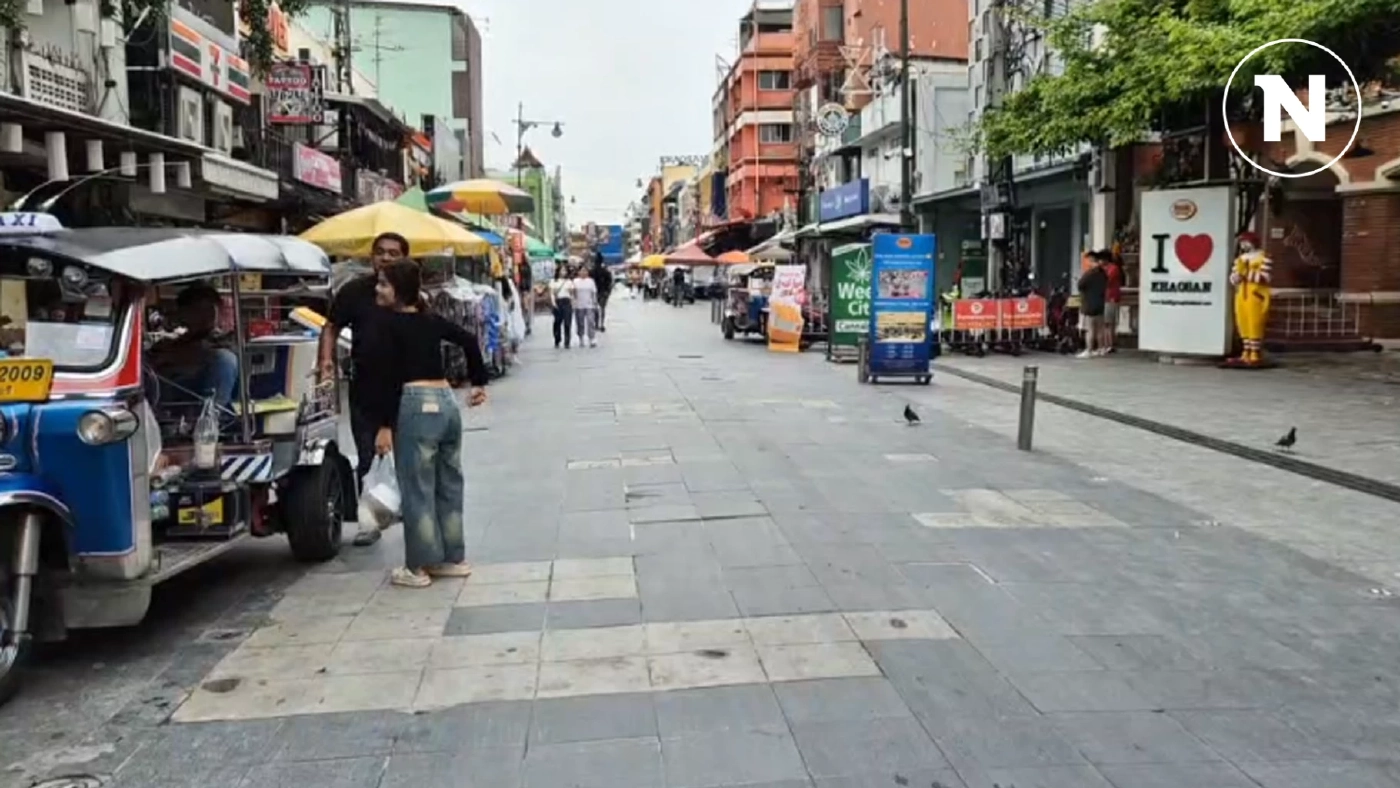 ชาวบ้านถนนข้าวสารโอด! ถนนหินแกรนิตพ่นไฟงบ 48 ล้าน แค่ 4 ปี พังเละทั้งเส้น