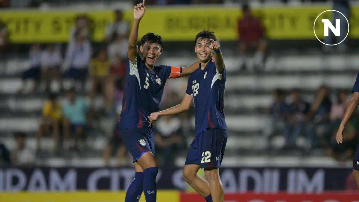 "ทีมชาติไทย U20" ชนะ บรูไน 13-0 แซงขึ้นจ่าฝูงกลุ่ม ศึกคัดเอเชีย