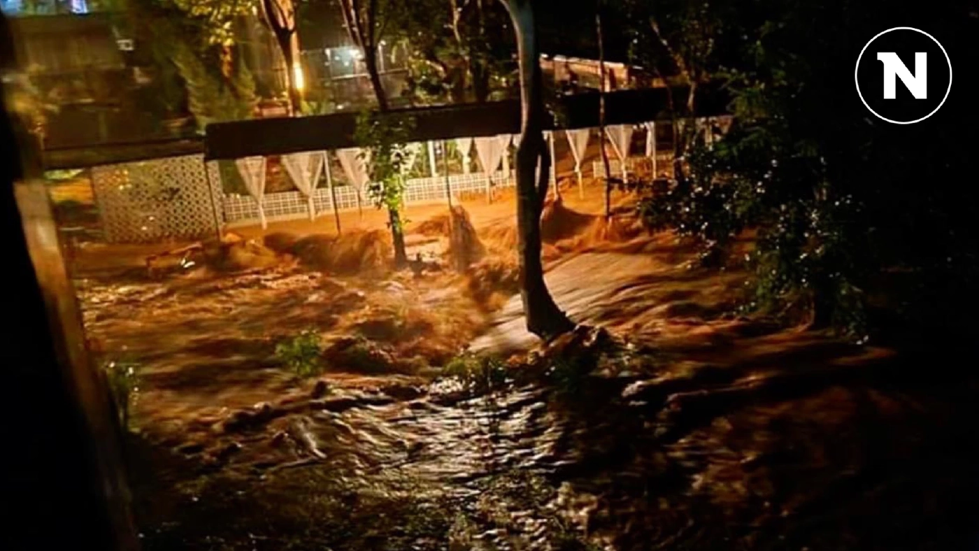 น้ำป่าทะลักเข้าท่วมพื้นที่อำเภอแม่ริม อ่วมซ้ำเป็นรอบที่ 4 ในรอบ 1 เดือน