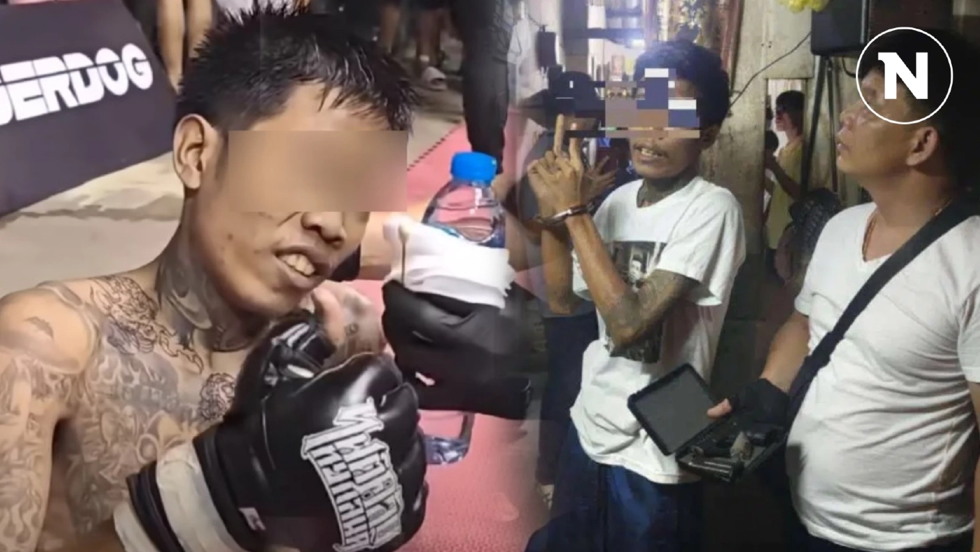 เกมส์แล้ว "พ่อบ้านคลองเตย" อินฟลูฯ นักมวย Street Fight โดนรวบพร้อมยาเสพติด