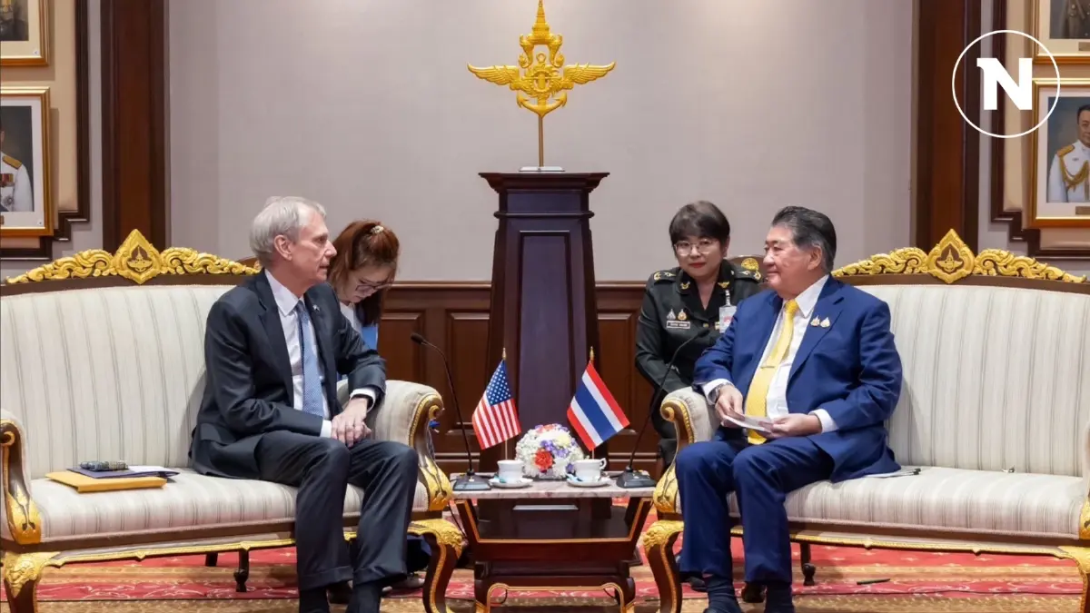 “ทูตสหรัฐฯ” พบ “ภูมิธรรม” กระชับสัมพันธ์สองกองทัพให้แน่นแฟ้น “ทูตสหรัฐฯ” พบ “ภูมิธรรม” กระชับสัมพันธ์สองกองทัพให้แน่นแฟ้น