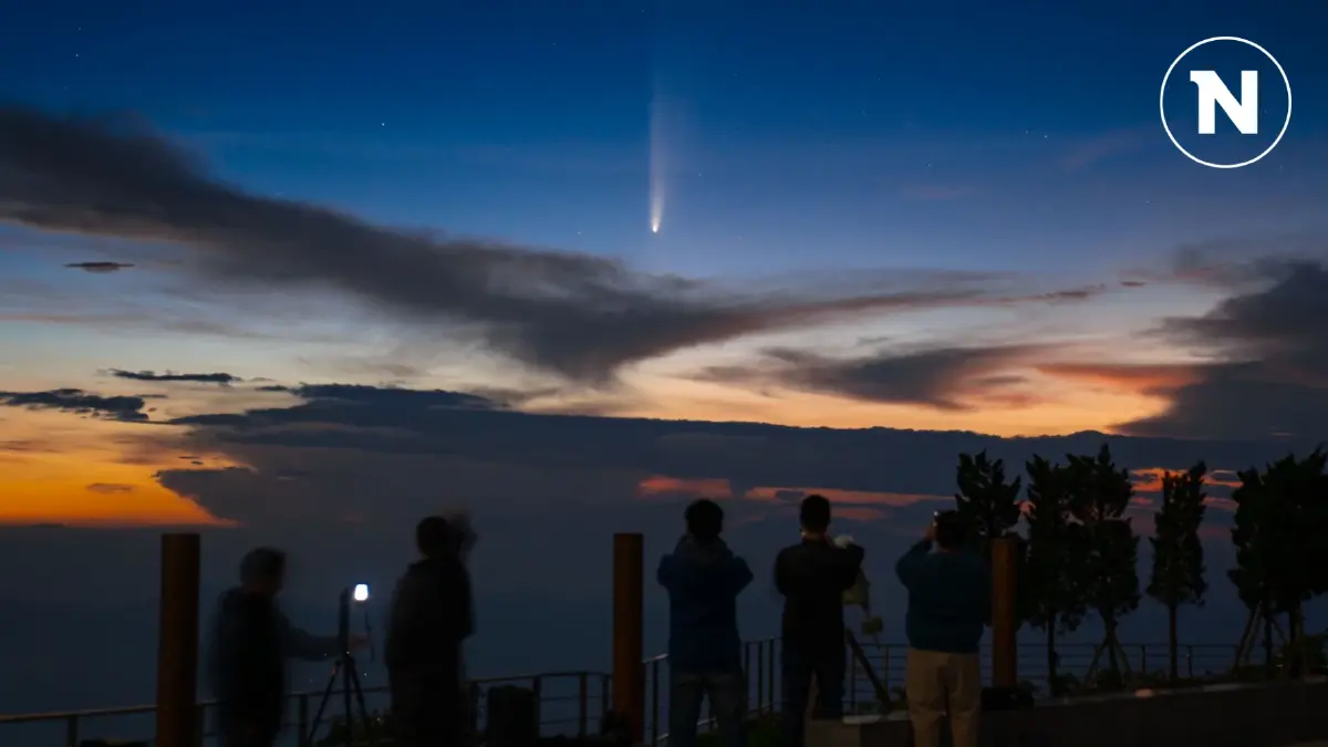 สวยงามมาก สดร. เผยภาพดาวหางจื่อจินซาน-แอตลัส เหนือฟ้าเมืองไทย ในวันใกล้โลกที่สุด