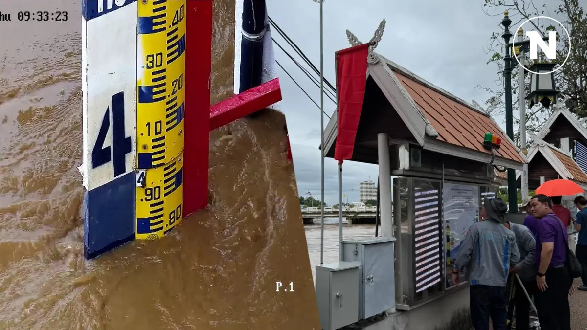 ด่วน! ชลประทานเชียงใหม่ขึ้นธงแดง เตือนภัยระดับน้ำปิง หวั่นทะลักท่วมซ้ำ