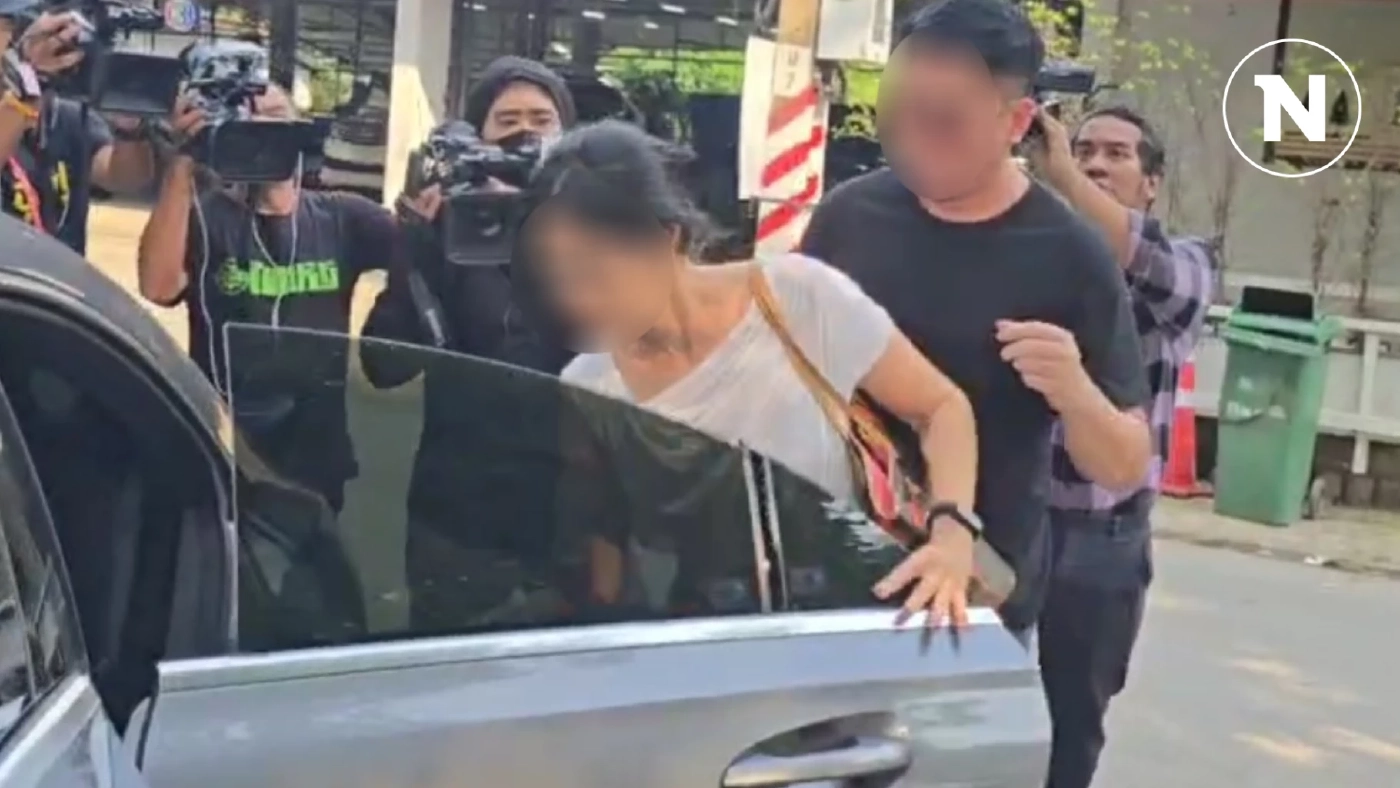 ภรรยา "บอสแซม" เยี่ยมสามีจนนาทีสุดท้าย หลบสื่อไม่ตอบคำถามใดๆ