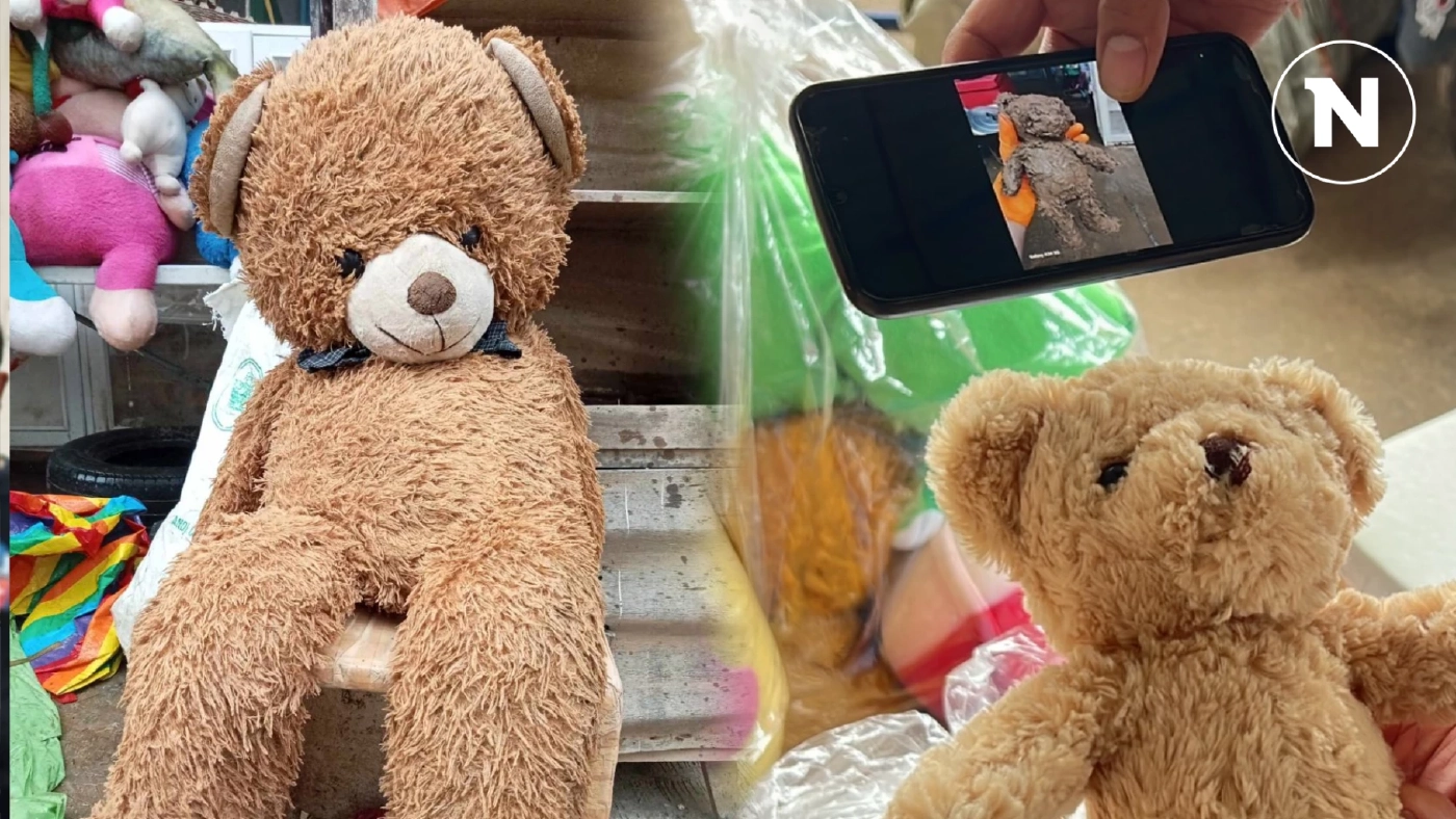 "เก็บตุ๊กตา" จากกองขยะ คืนสู่เจ้าของ หลังเชียงรายโดนภัยน้ำท่วมหนัก