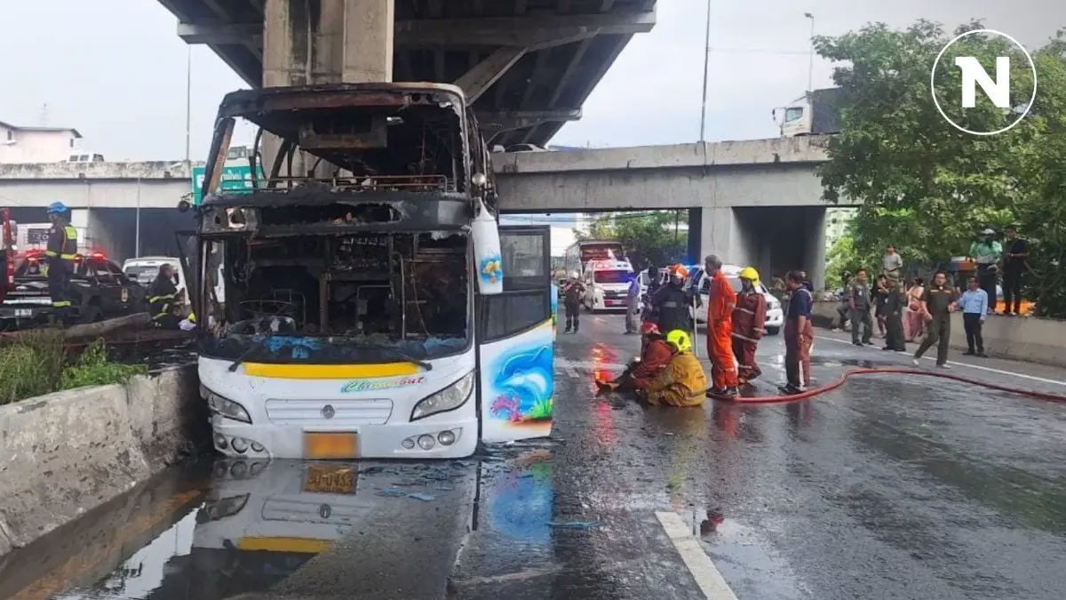 แจ้งข้อหา “โชเฟอร์” รถบัสไฟไหม้ สารภาพหนีเพราะตกใจ แจ้งข้อหา “โชเฟอร์” รถบัสไฟไหม้ สารภาพหนีเพราะตกใจ