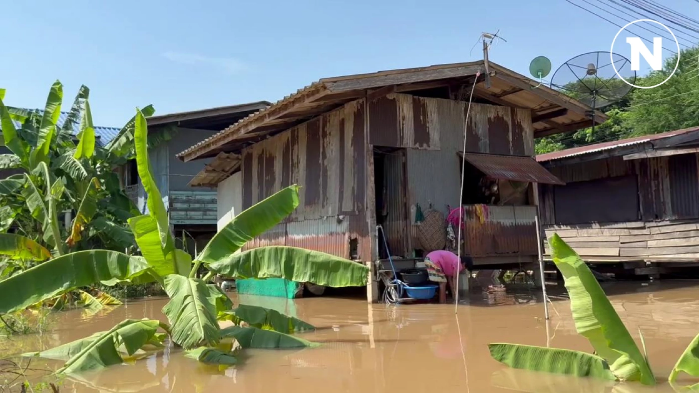 ชาวบางบาลจวกเละกรมชล ผันน้ำเข้าทุ่งเอาใจคนกรุง ทำนอนแช่น้ำมา 2 เดือนแล้ว