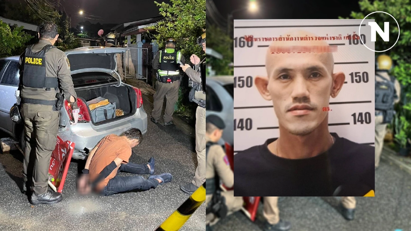 ปะทะเดือด ซิ่งหนีตำรวจ สน.สายไหม สุดท้ายแก๊งยาบ้าถูกรวบ 2 เร่งล่าอีก 1